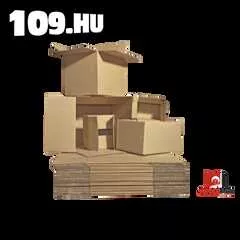 Hullámkarton doboz barna 440 x 380 x 350 mm